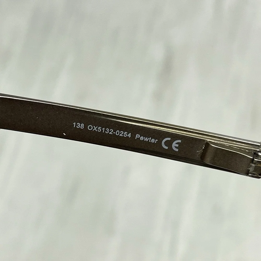 Oakley Surface Plate OX5132 0254 Pewter‎ Eyeglass Frames 54-18-138mm Frames Only